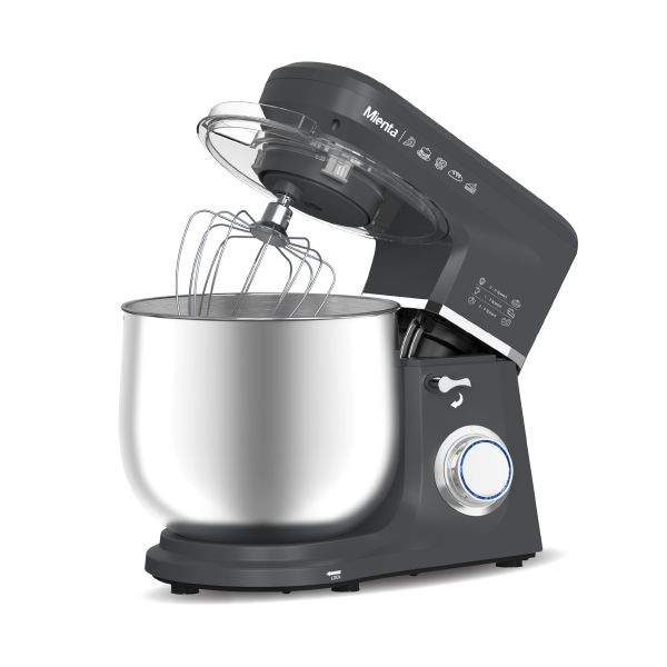 Mienta - عجان كيتشن ماشين - رمادي - 2000 وات - Kitchen Pro - KM38632A