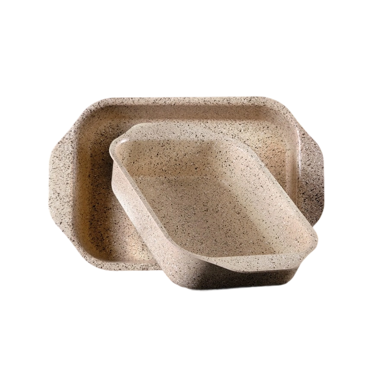 طقم طاجن جيجلي جرانيت مربع 2 قطعة – مقاس 35×30 سم